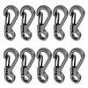 10Pcs/lot Mini Carabiner  Gear Hooks Key Chain Camping EDC Survival Climbing SF Spring Backpack Clasps Keychain 6