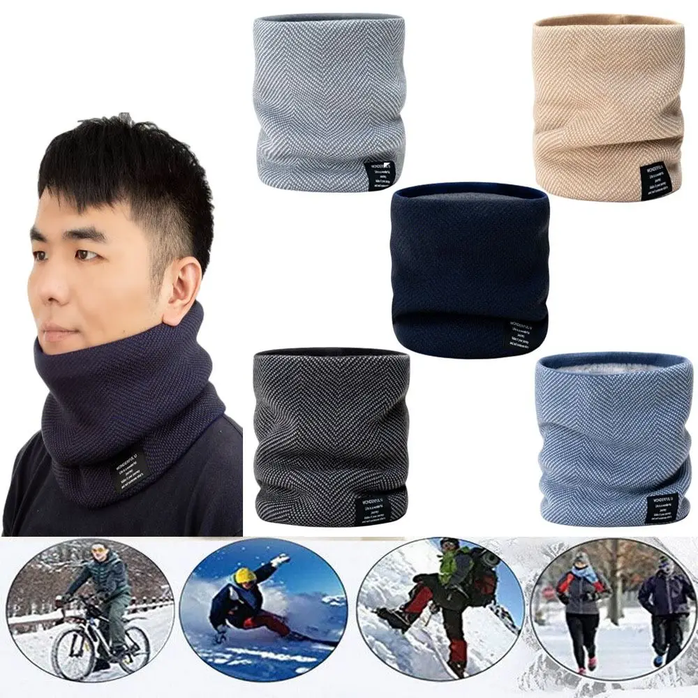 Unisex Windproof Thickening Warm Neck Cover Thermal Neck Warmer Ski