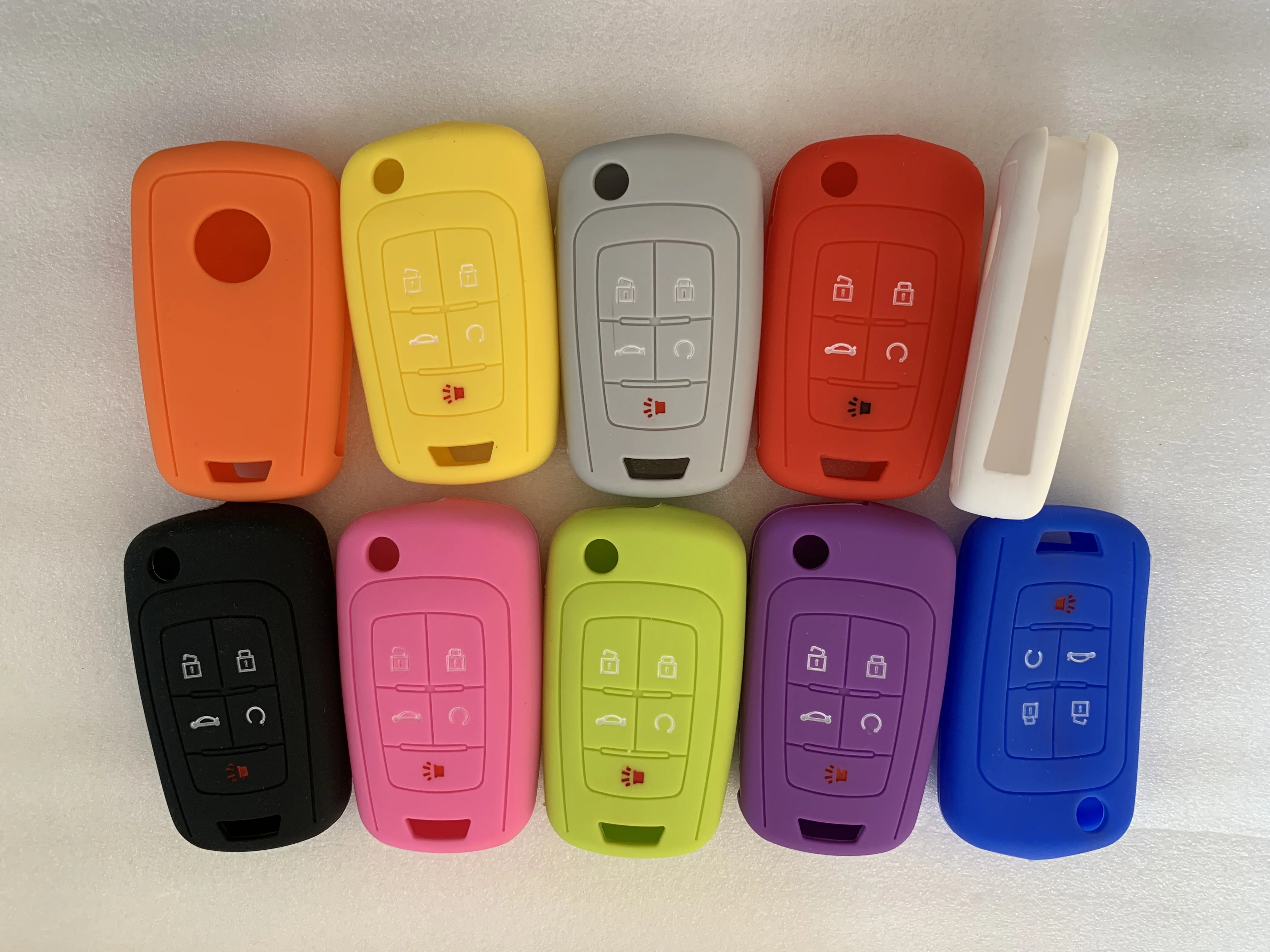 Silicone Remote Holder Protected Cover Case For Chevrolet Camaro Cruze Equinox For HOLDEN VF COMMODORE Flip Key 5 Button Blank key case cover,remote control case cover