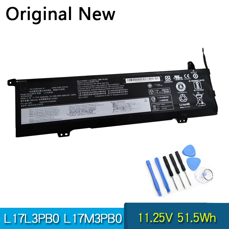 

NEW Original Battery L17L3PE0 L17C3PE0 For Lenovo Yoga 730-15 IKB ISK IWL 11.25V 51.5Wh