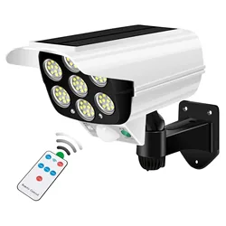 Outdoor Waterproof Solar Street Lamp with Motion Sensor and Multiple Lighting Modes (1PC)