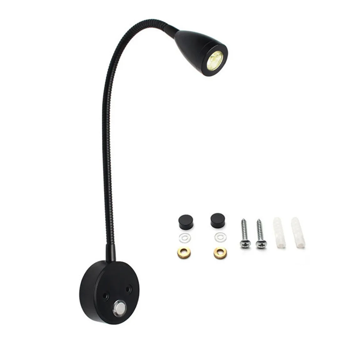LED Light 12 volt Gooseneck Map Light Chart Light for Home Car Truck Boat RV and Aircraft