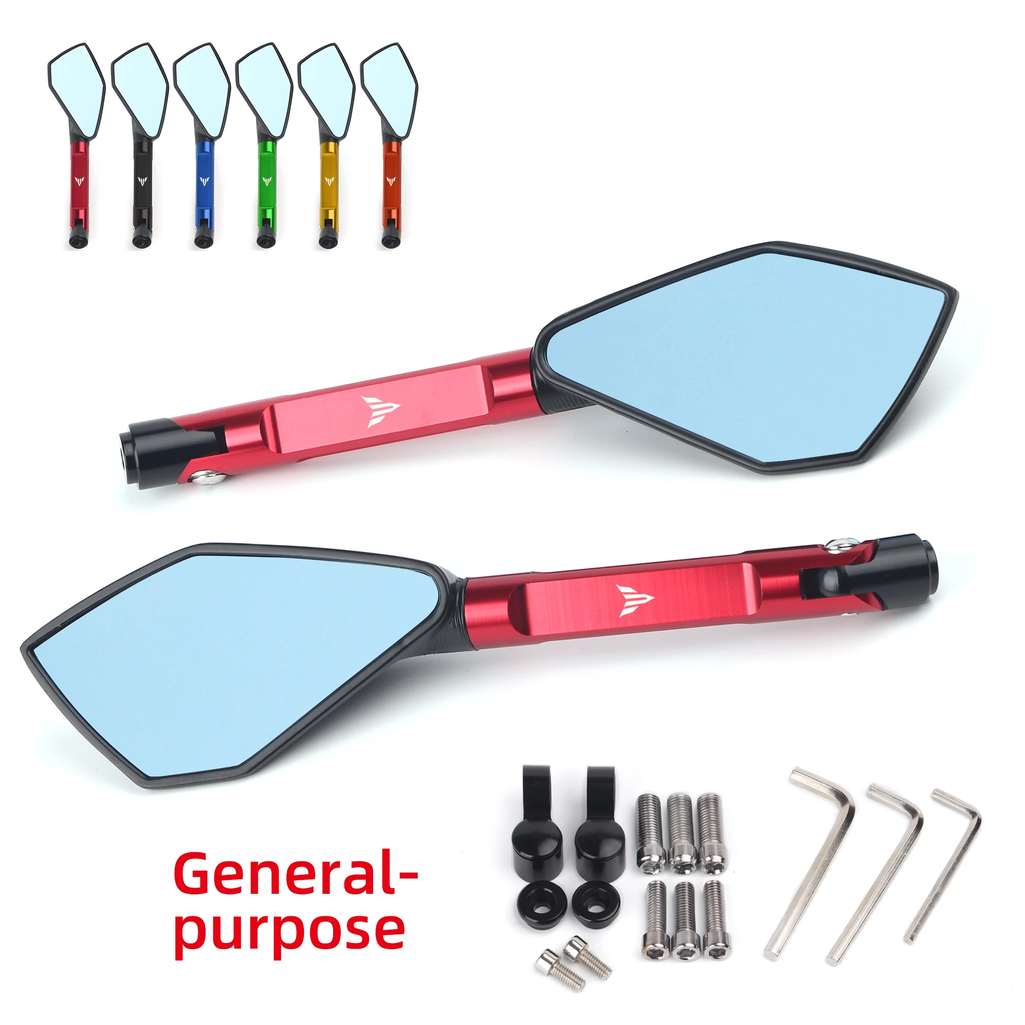 Универсальное мотоциклетное зеркало с ЧПУ