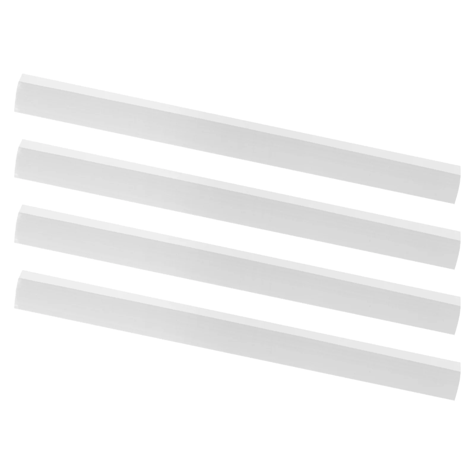 

4 Pcs Dustpan Rubber Strip Ash Bucket Edge Garbage Entrance Soft Pressure Accessories for Replacement Repair Lip