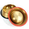 Large Capacity Gold Plated Stainless Steel Pet Bowl Dog Household Rice Bowl Cat And Dog Drinking Basin 3