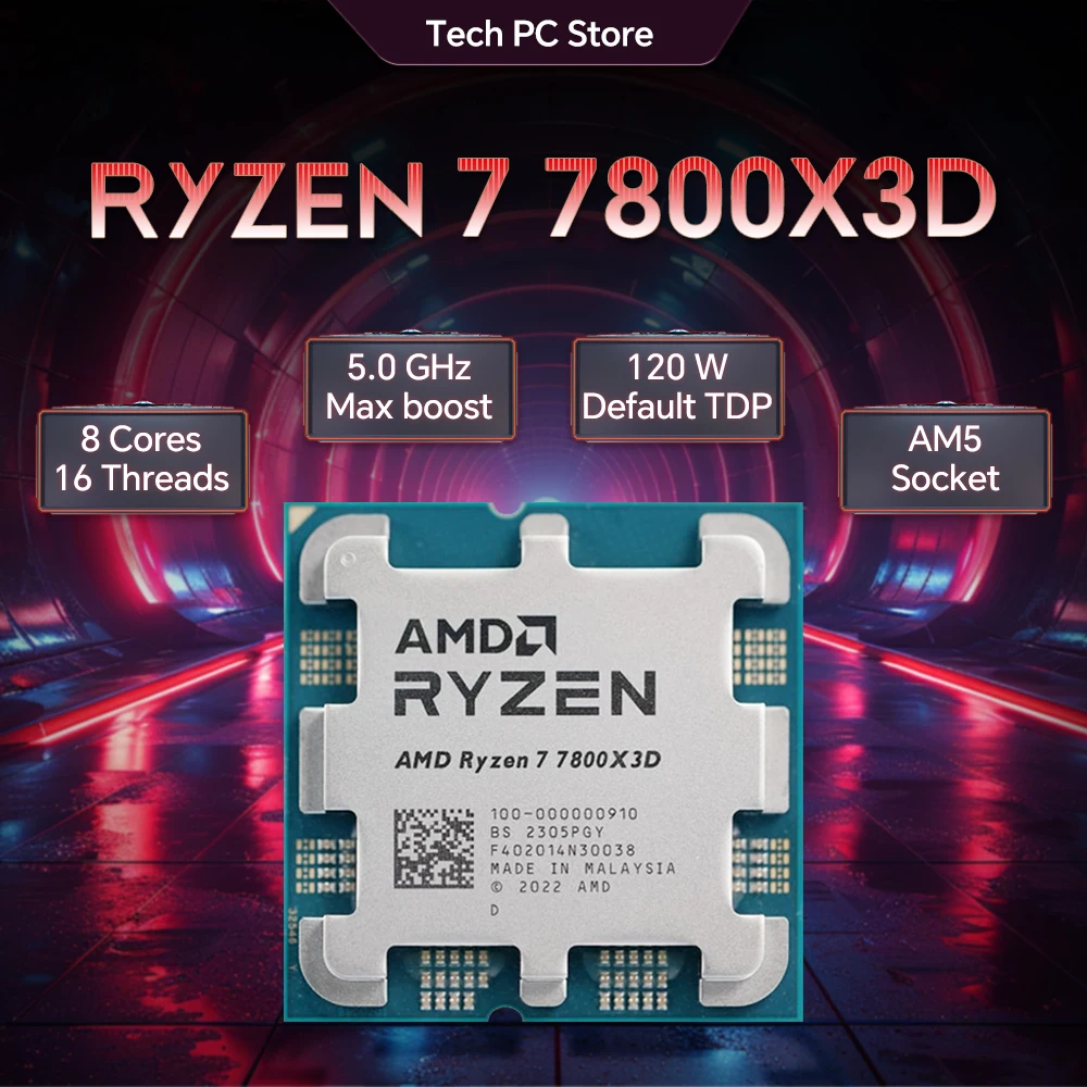 Ryzen 7 7800X3D: O Processador que Revolucionou Jogos em DDR5 com