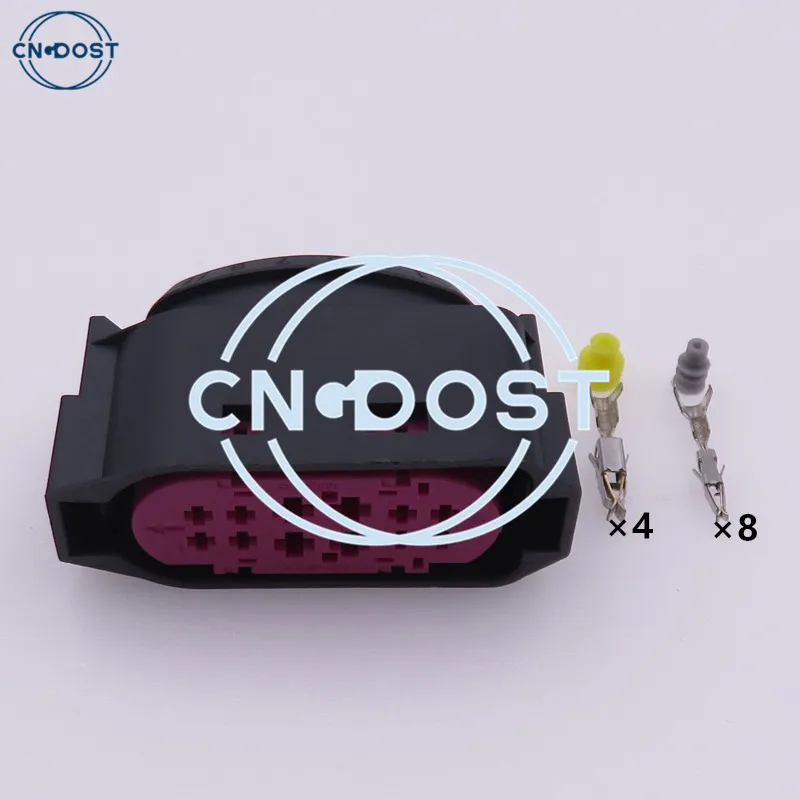 

1 Set 12 Pin Female Automobile Electric Plug Waterproof Light Connector For VW Audi 1J0 941 165 1J0941165
