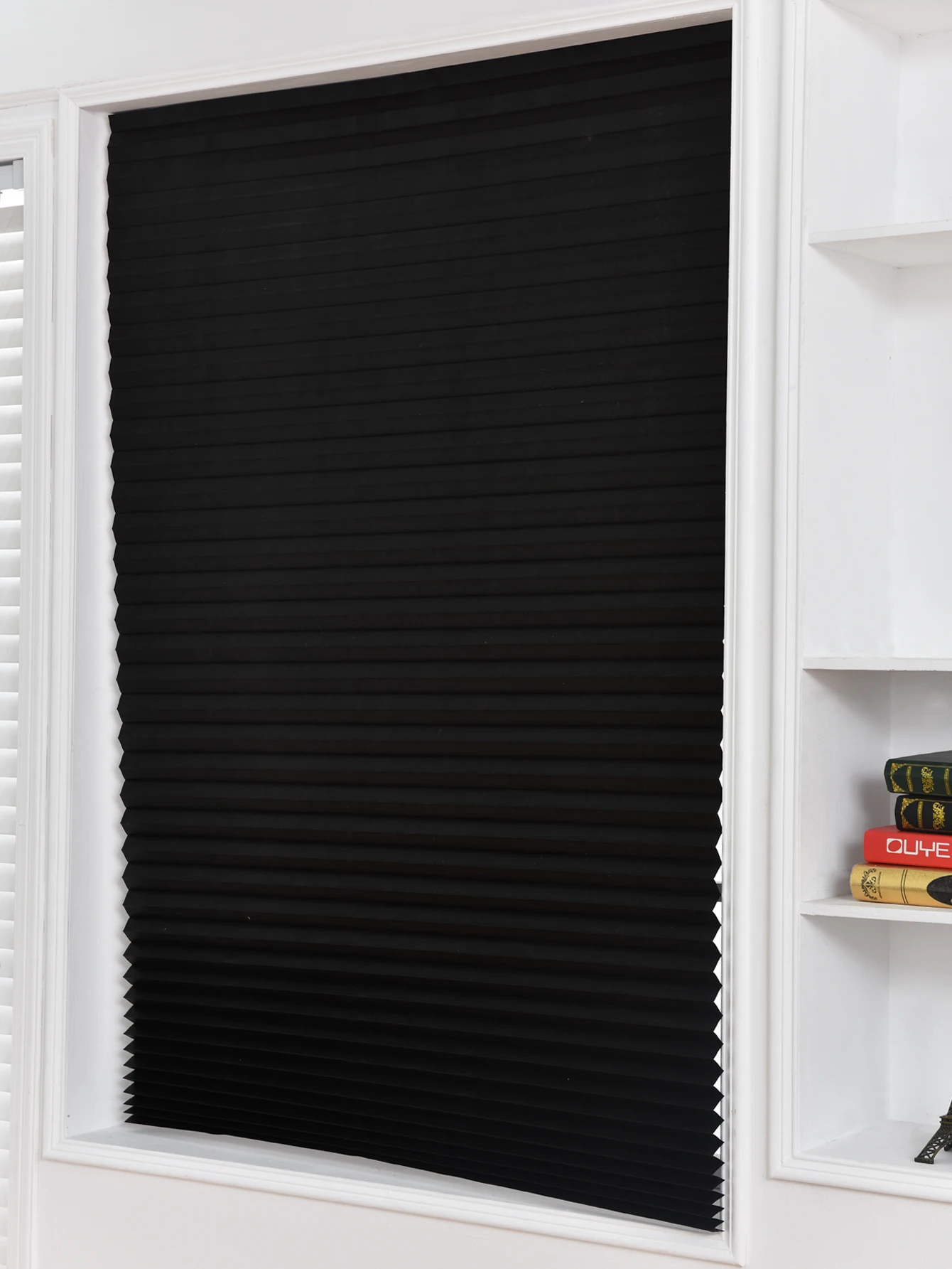 Window Shades Fabric Blinds Window Blinds Semi-Blackout Blind for Window Pleated Blinds Cordless Shade Light Filtering Shades for Bathroom Kitchen Office