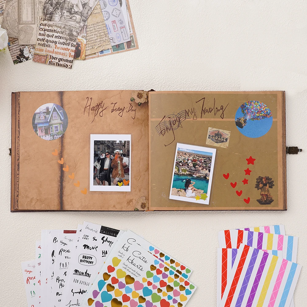 Our Adventure Book146 DIY Handmade Photo Album Scrapbook Retro Kraft Album Anniversary Wedding Memory Mother's Day: 3 - 5 Days Free Delivery Only UK Gift