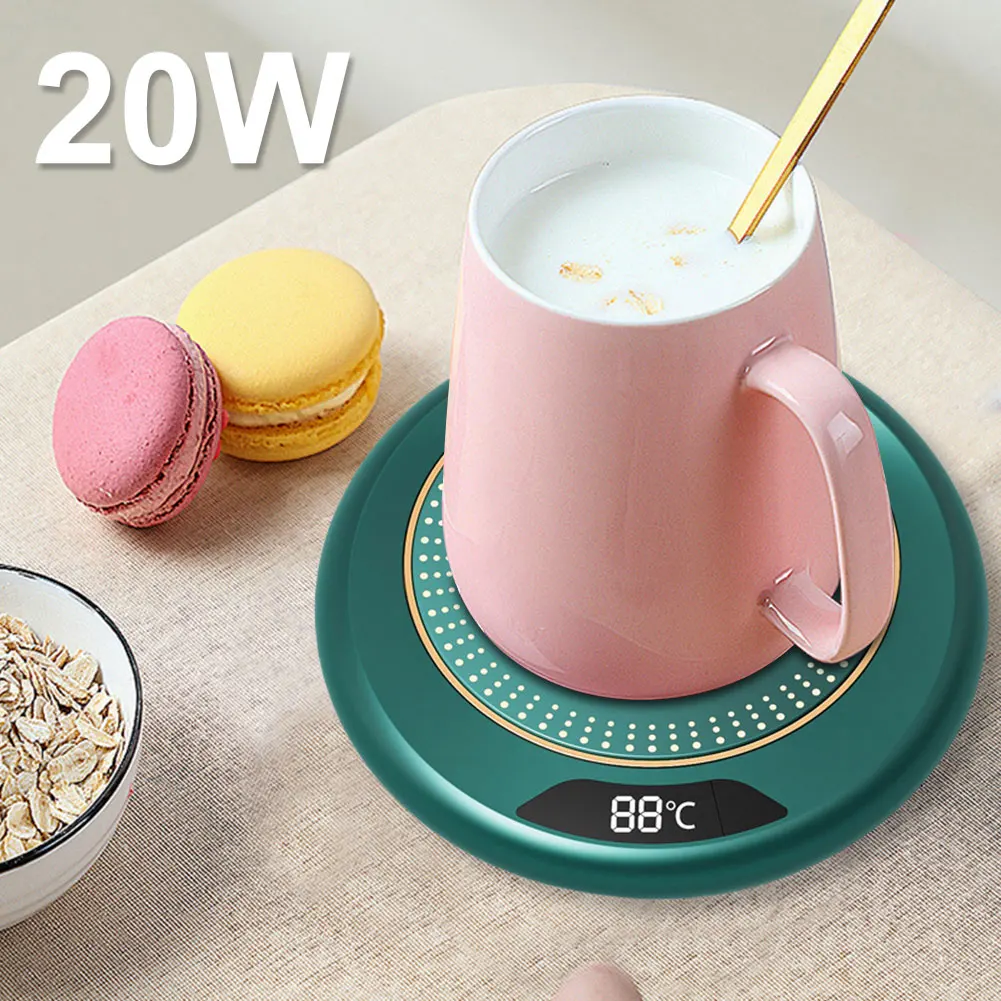 USB Coffee Mug Warmer 3 Temperature Setting Electric Beverage Warmer Coffee Cup for Milk Tea Beverage