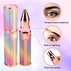 2 in 1 Electric Eyebrow Trimmer Makeup Painless Eye Brow Epilator Mini Shaver Razors Portable Facial Hair Remover Women depilato 3