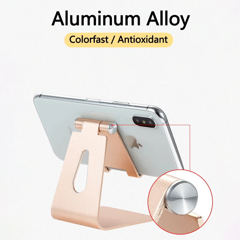 

Phone Tablet Stand Holder for iPad Pro 12 11 10 Air Metallic Adjustable Foldable Phone Lazy Bracket for iPhone xiaomi Samsung