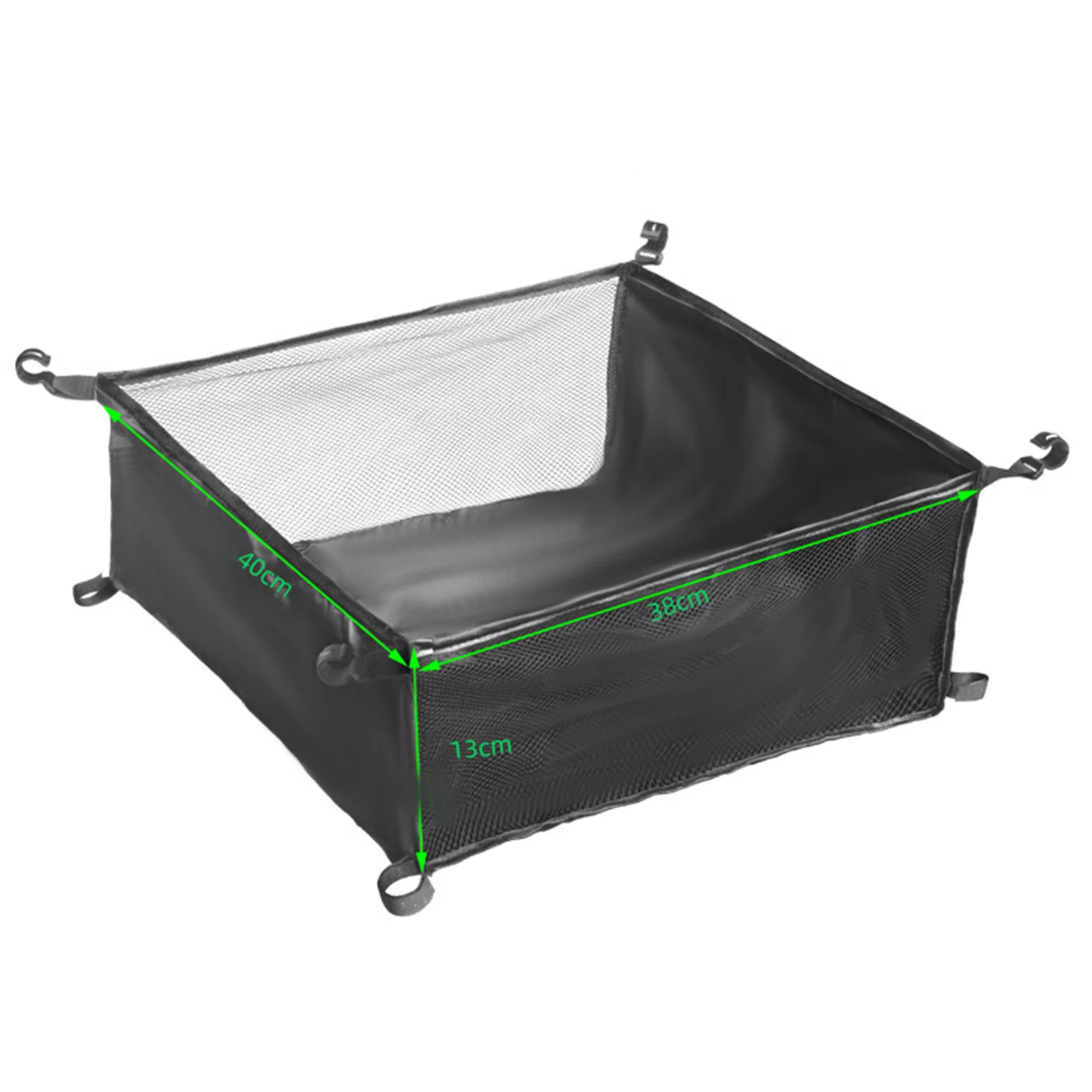 

Basket Organizer Mesh Bag Easy-to-use Design Fishing Foldable For Picnics Hiking Large Capacity Lightweight Net Bag