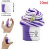 70ml Butter Fluffy Slime Kit Fruit Ice Cream Slime DIY Making Set Non Sticky Super Soft Sludge Polymer Clay Toys Birthday Gifts 4