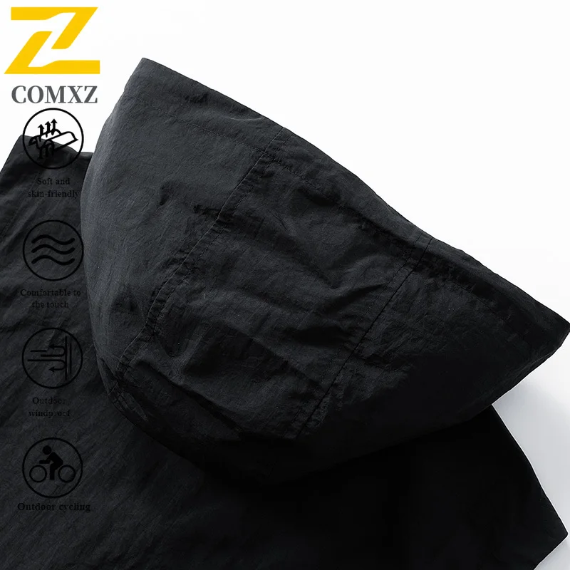 Summer Outdoor Vest Waterproof Windproof Camping Hiking Fishing Streetwear Men Lightweight Tactical Sunscreen Leisure Jacket