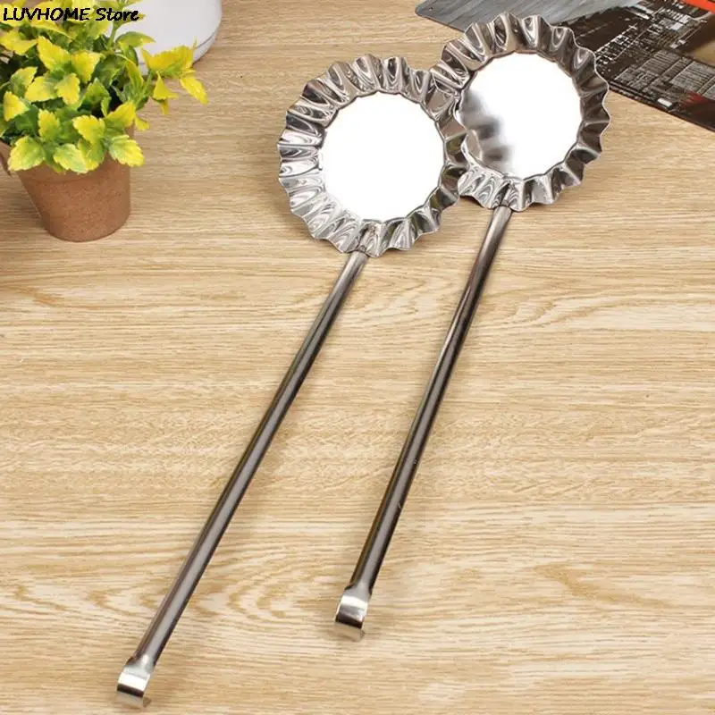 1Pc Stainless Steel Meatball Spoon Pancake Scoop Meat Pie Maker Non-stick Fried Food Mold Kitchen Cooking Tools
