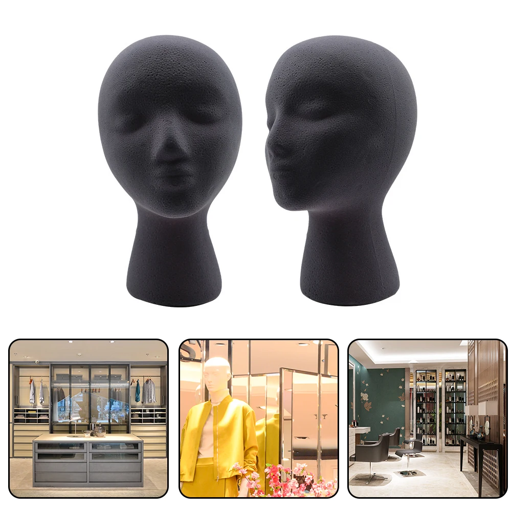 Female Mannequin Styling Head Mold Wig Glasses Hair Accessories Holder Showing Display Rack Women Model Photo Studio Prop