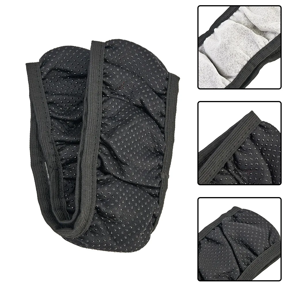 Steering wheel cover 1pcs Car steering wheel cover Universal knitted fabric Interior anti-slip protector For 37-38CM round D shape steering wheel