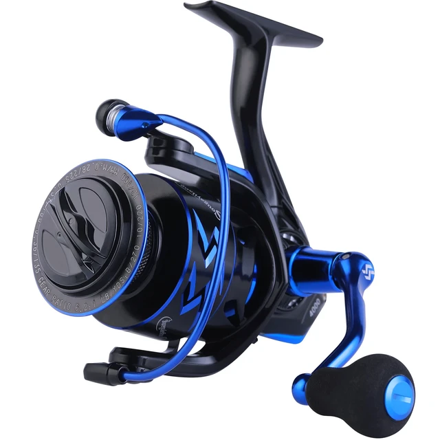 Sougayilang 12+1BB Fishing Reel 5.2:1/6.2:1 High Speed Gear Ratio Spinning  Reel