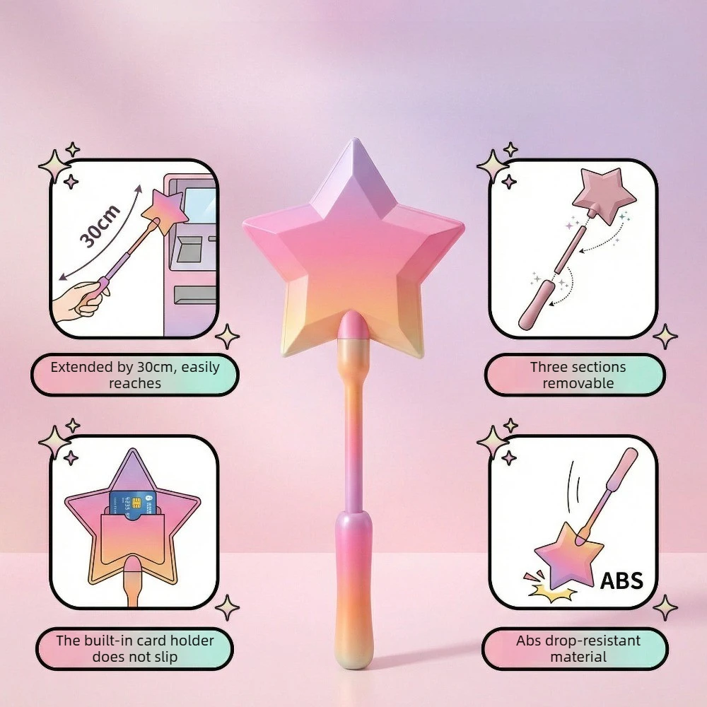 Magic Wand Toy 3d Printed Holder For Scanning Cards And Stationery_voghion.com