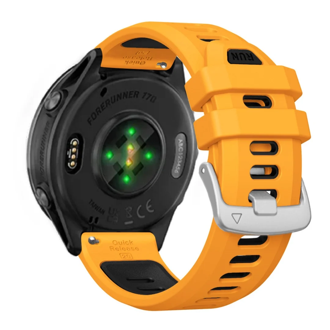 Silicone Sports Strap - 20mm Bracelet Watchband Accessory