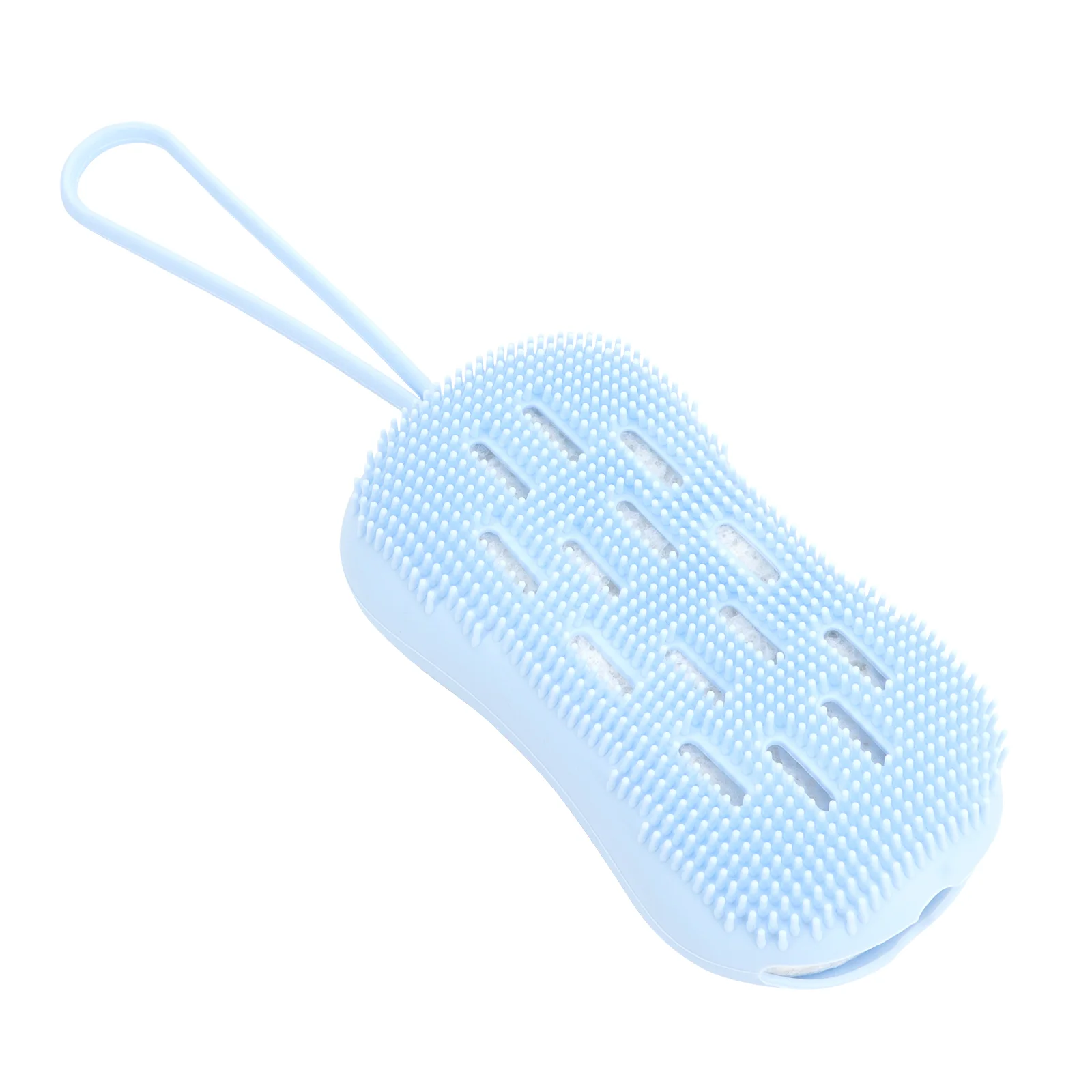 gnker scalp massage brush silicone exfoliator Silicone Cleaning Brush Exfoliator Women Bath Massage Exfoliate Children Sponge Silica Gel Exfoliating Face