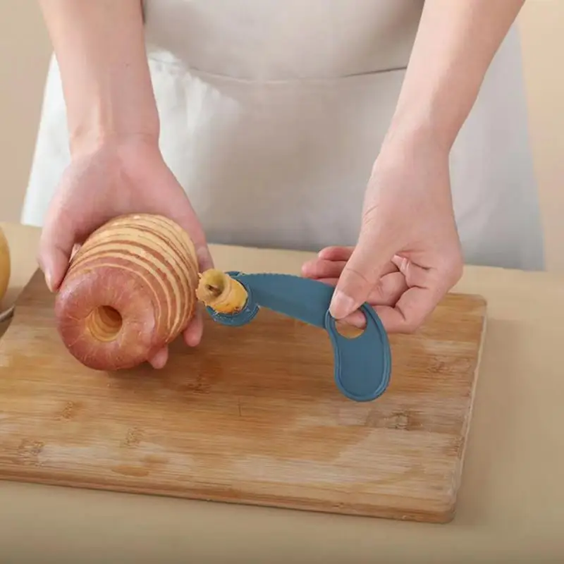 Manual Rotating Vegetable Cutter Cucumber Potato Carrot Vegetables Spiral Knife Apple Sydney Divider Curler Knife Kitchen Tools