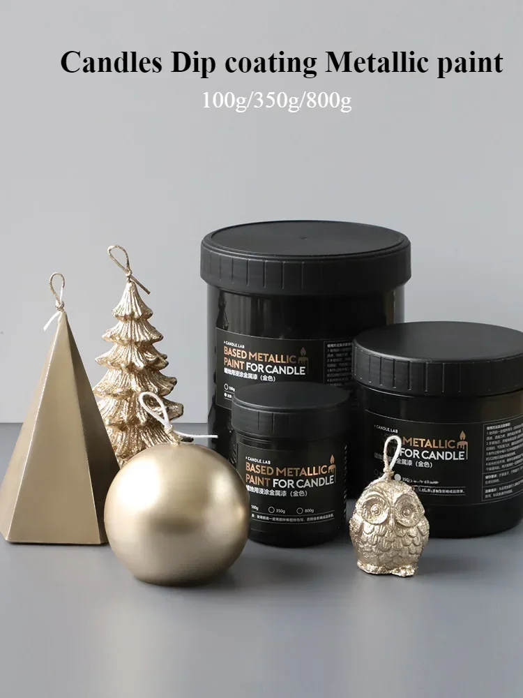 350/800g Candle Dip Coating Metallic Paint Silver/Rose Gold Pigment DIY Scented Candle Column Wax Christma Tree Wax Coloring Dye for candle dyes pigment,soy candle wax pigment,candle dyes kit