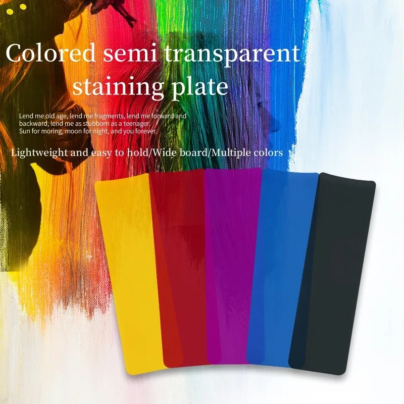 

Colored Semi Transparent Hair Dye Board Stylist Recommends Evenly Colored Hair Dye Boards Barber Shop Professional Hair Dye Tool