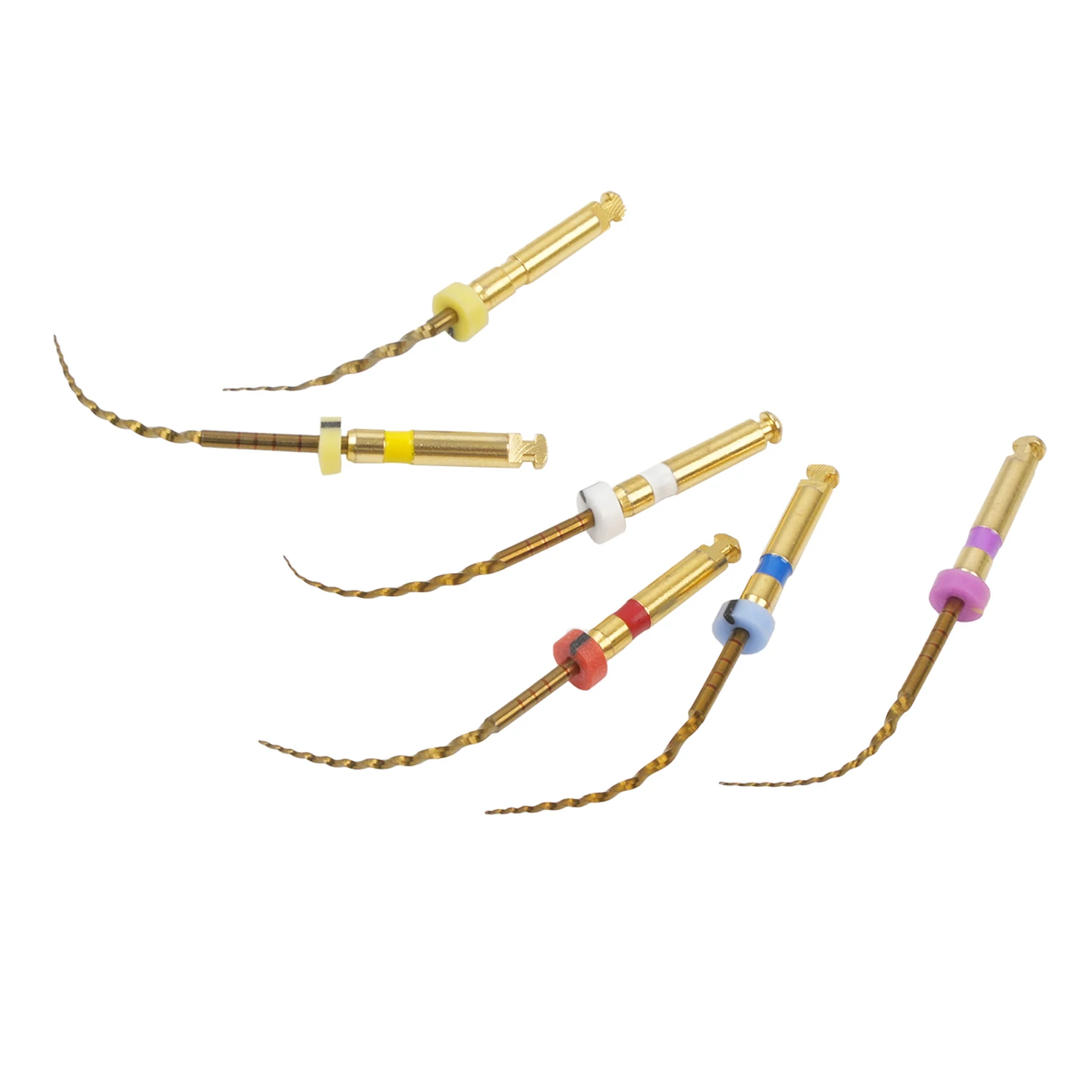 WELLCK Dental Endodontic Files Large Taper File Gold Taper NITI Rotary File Engine Use SX-F3 21/25mm Dental Lab Instrument 4