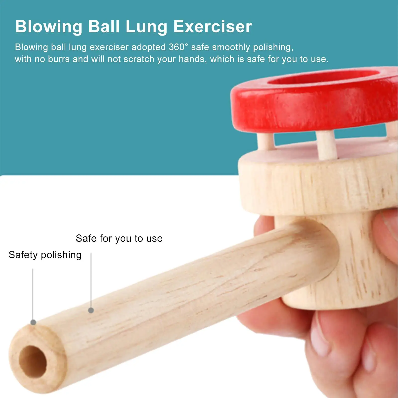 for kids Breathing Exercise Blowing Ball-Lung Capacity Training Suspension Device