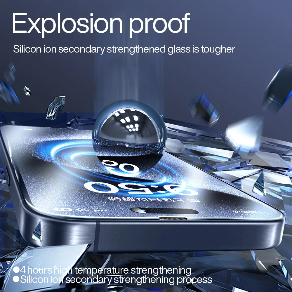 Matte Tempered Glass Screen Protector with Green Light Eye Protection