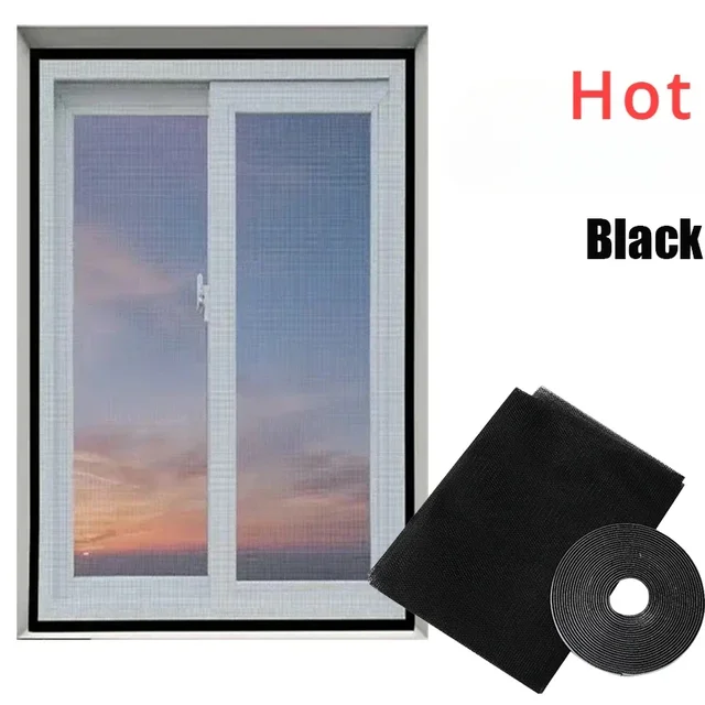Flipper Zero – moustiquaire magnétique d'intérieur, pour porte, Textile de maison, rideaux de fenêtre, bricolage, maille de jardin. Lit anti-insectes autocollant 3
