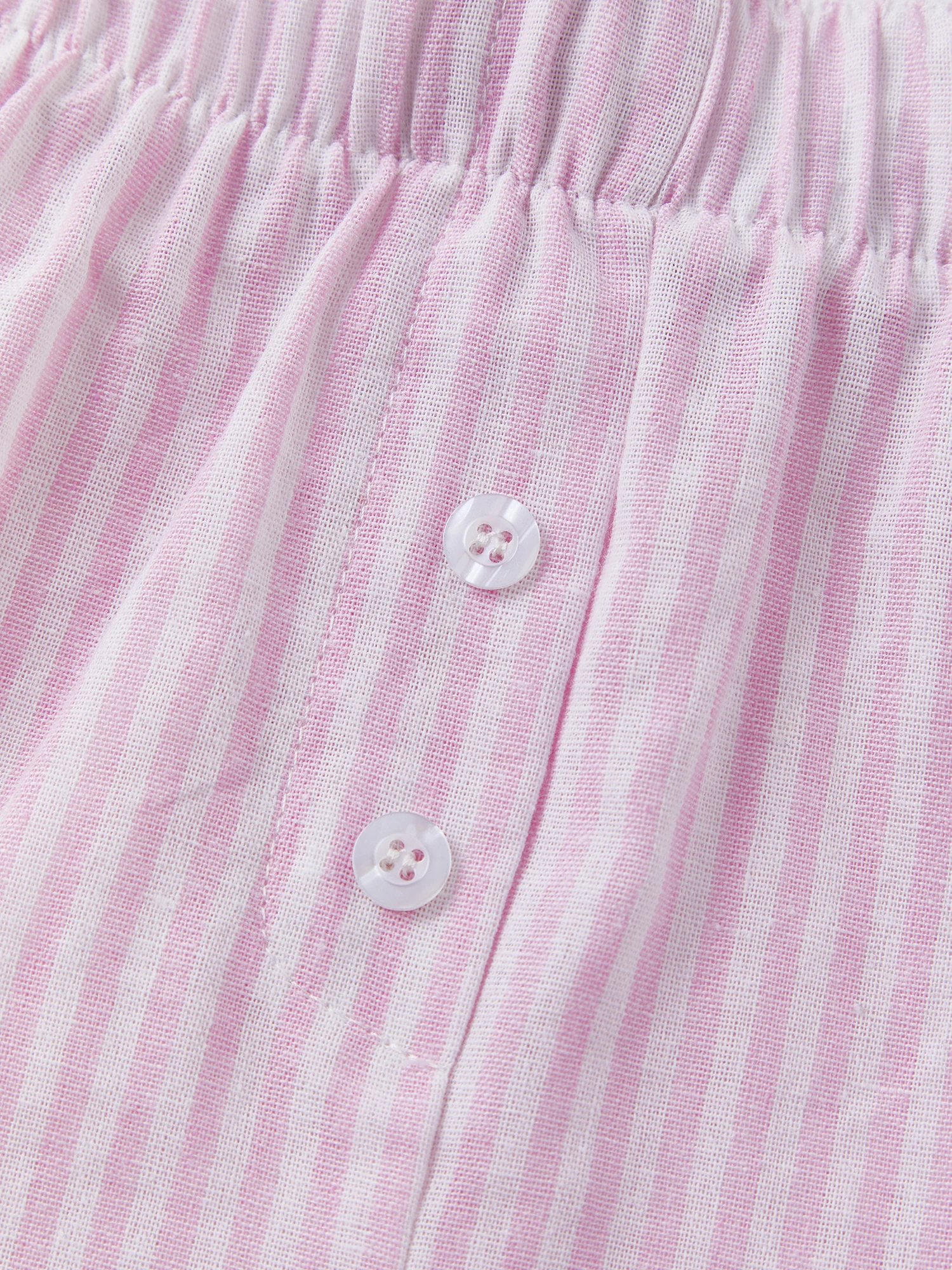 Women s Striped Lace Trim Lounge Shorts with Elastic Waistband Stylish Pajama Bottoms for Sleepwear and Relaxation