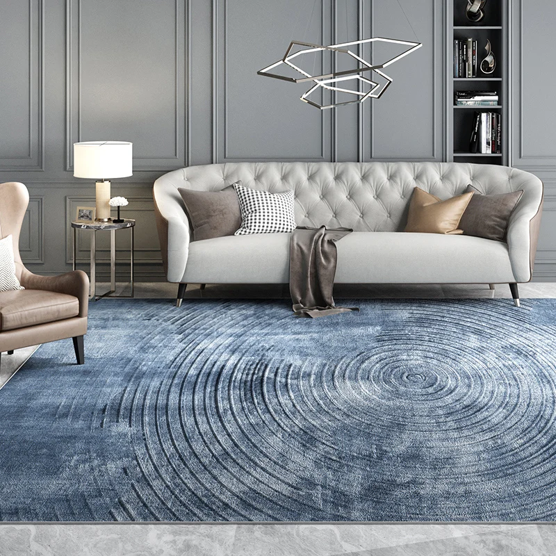 Minimalismo tinta unita arredamento camera da letto tappeto tappeti di  lusso di grandi dimensioni per soggiorno tappetino antiscivolo lavabile  tappeto