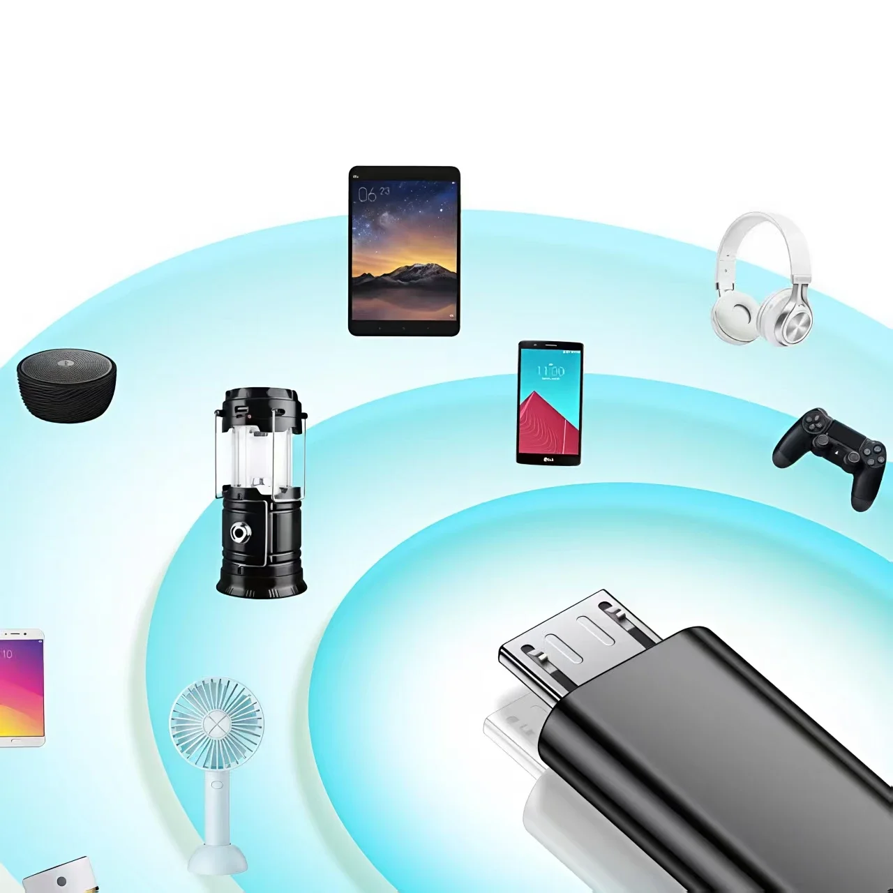 Universal 2-in-1 USB C to Micro USB Fast Charge Adapter and Data Sync Converter