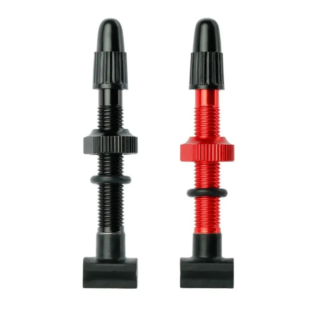 45/60/80mm F/V Valve Nipples Tubeless Tire Valve Anodized Tubeless Tire Valves Abrasion Resistance MTB Bike Rim Profiles bicycle tubeless valve bicycle valve
