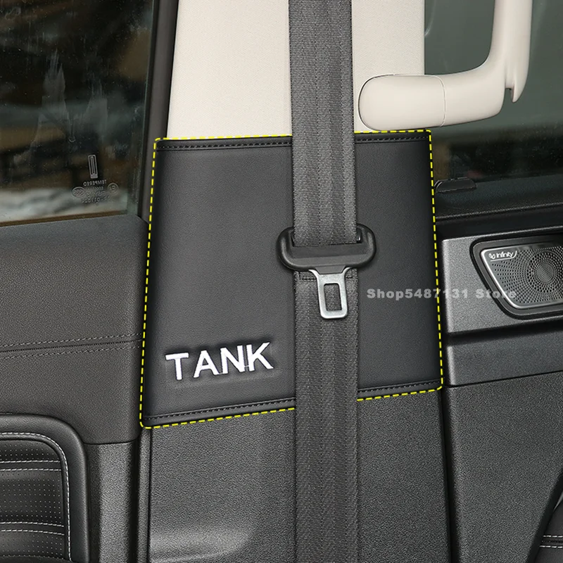 

2 шт., шумоподавляющие наклейки для ремня безопасности GWM Tank 300 2020-2023