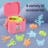 Mini Claw Machine Novelty Capsule Catcher Toy 16 Tiny Stuff Dinosaur Fish Figure Kids Baby Hand Eye Coordination Game Puzzle Toy 4