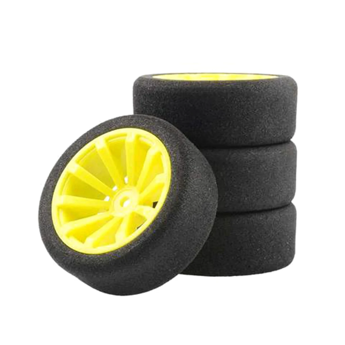 Per Il 1/10 Rs4 Kyosho Fw06 Sakura D4 Flat Sports Car Tt02 Simulazione Flat Sports Car Sponge Tire Racing Tire, Giallo