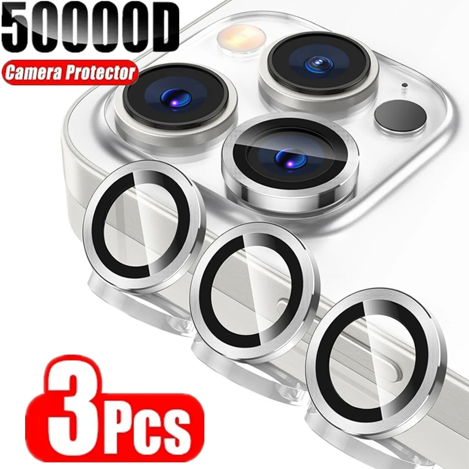 

3Pcs Camera Lens Protector for IPhone 11 12 13 15 Pro Max Mini Protective Glass for IPhone 14 Pro Max 15 Plus Camera Lens Glass
