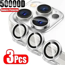 3Pcs Camera Lens Protector for IPhone 11 12 13 15 Pro Max Mini Protective Glass for IPhone 14 Pro Max 15 Plus Camera Lens Glass