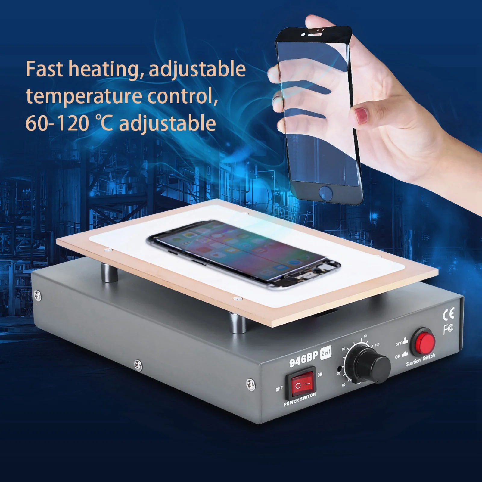 7" LCD Touch Screen Separator Machine for Cellphone Repair
