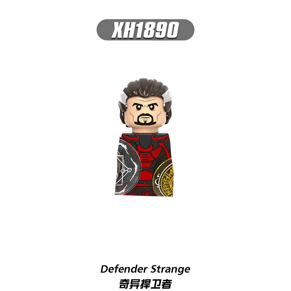 America Anime Building Blocks Doll Master Mordo Scarlet Witch Mini Action Figures Desktop Decorations Boys Girls Gifts