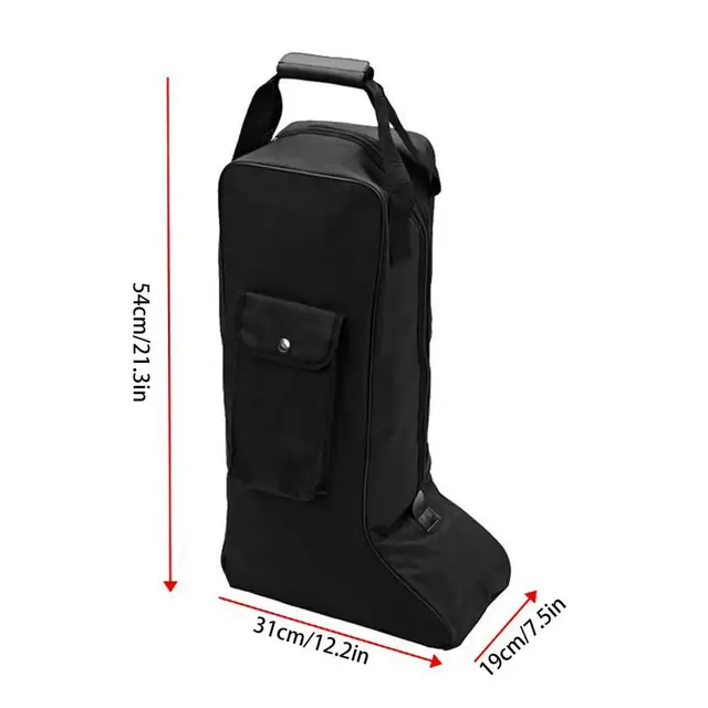 Portable Boot Storage Bag Dustproof Waterproof Oxford Cloth Riding Boot Bag Equestrian Equipment For Travel Camping Horse Riding 6