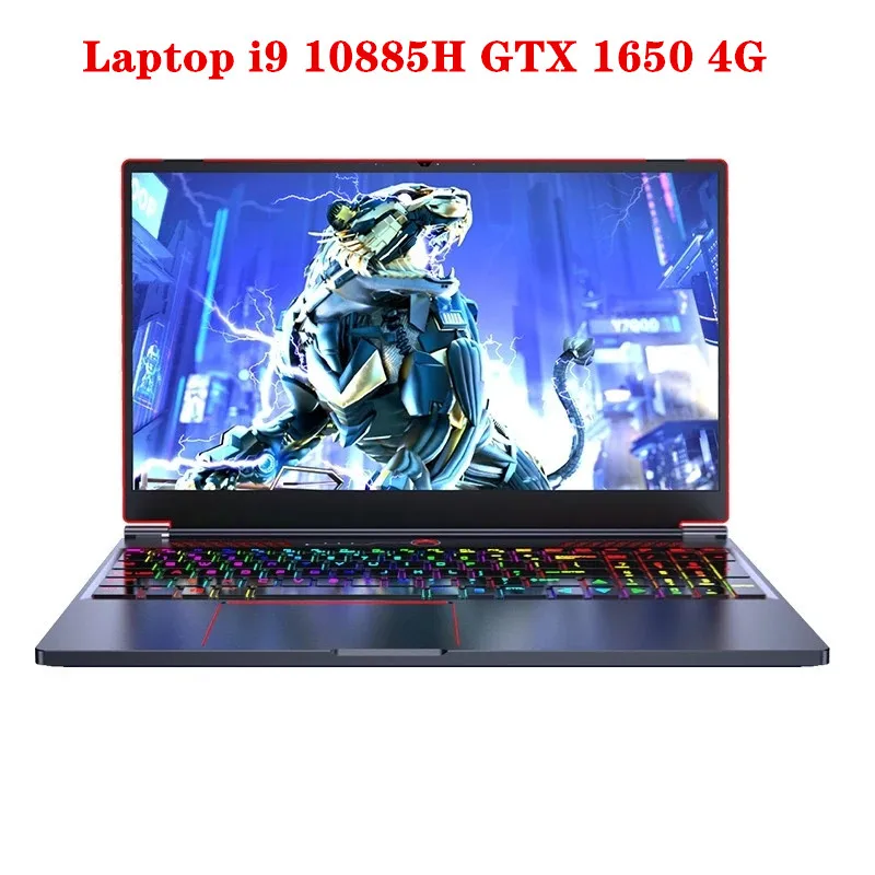 Игровой ноутбук 16,1 дюймов Intel i9 10885H i7 Nvidia GTX 1650 4G IPS 1920x1080 144 Гц ультрабук Windows 11 ноутбук компьютер Ноутбуки