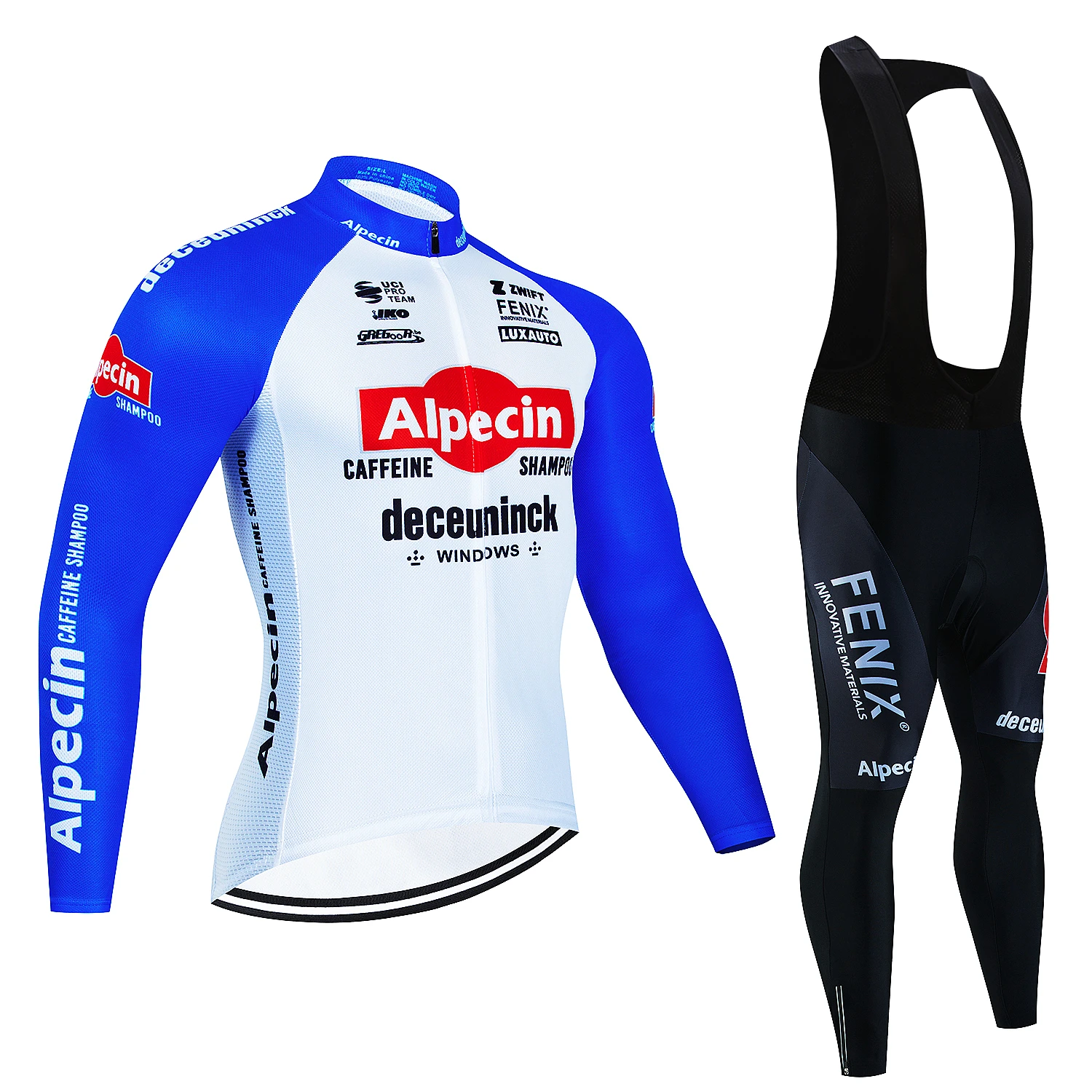 Ensemble Maillot Manches Longues Et Cuissard Vélo – Tenue Cyclisme Homme