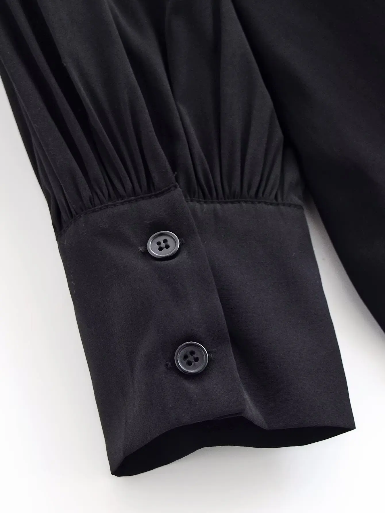 Women's Solid Black Elegant Simple Blouses Female Spring Autumn Fashion Casual Lace-Up Bow Tops Lady OL Temperament Draped Shirt