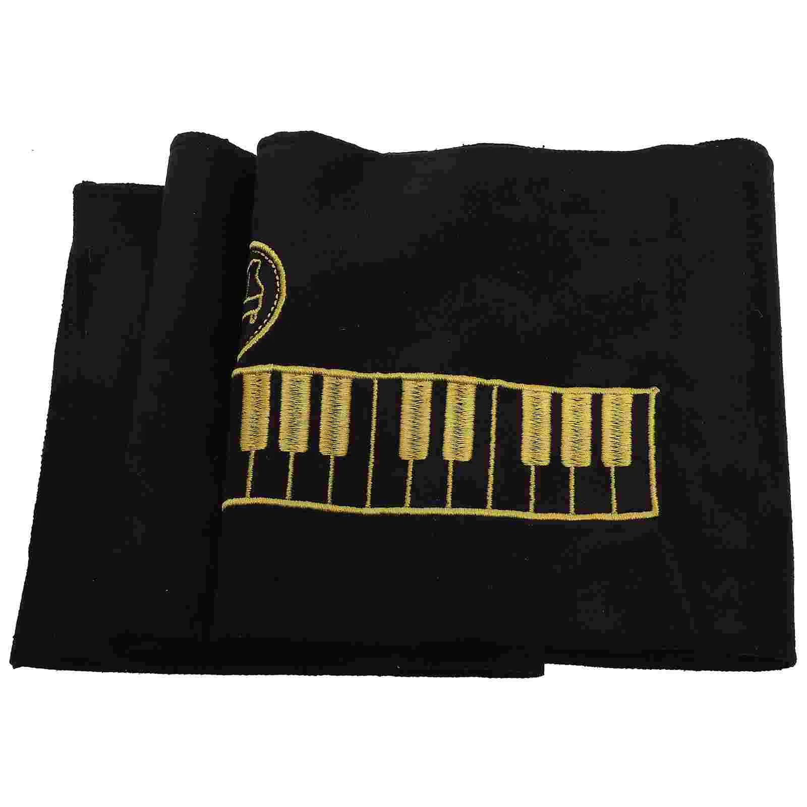 

Piano Dust Cover Dustproof Foldable Keyboard Cloth Covers Fluff Protective Protector Creative Anti-scratch Protectors