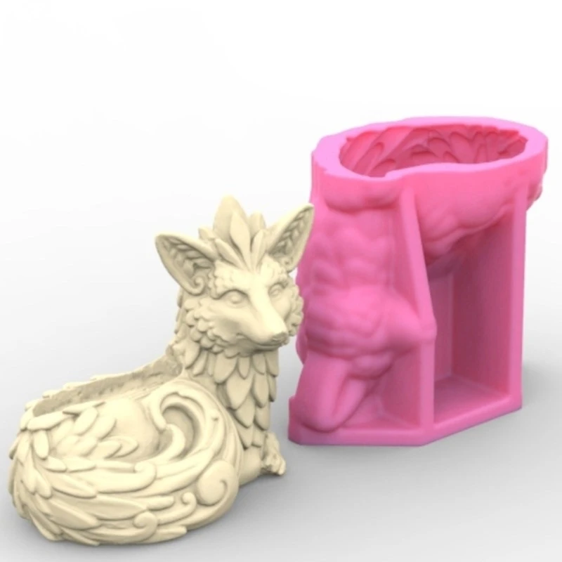 Innovative Silicone Moulds Flower Vase Mold Flexible Ornament Mold